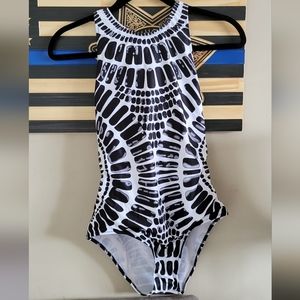 Tribal one piece swimsuit